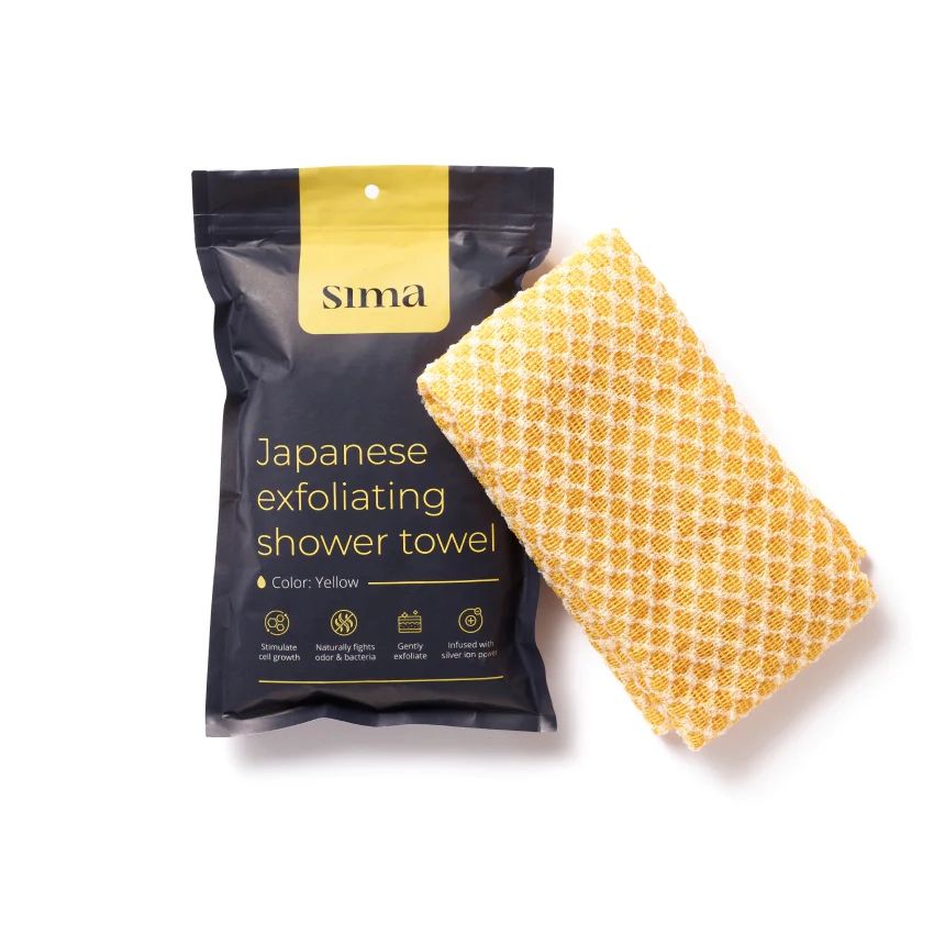 Sima® Japanese Exfoliating Antibacterial Shower Towel - Image 9