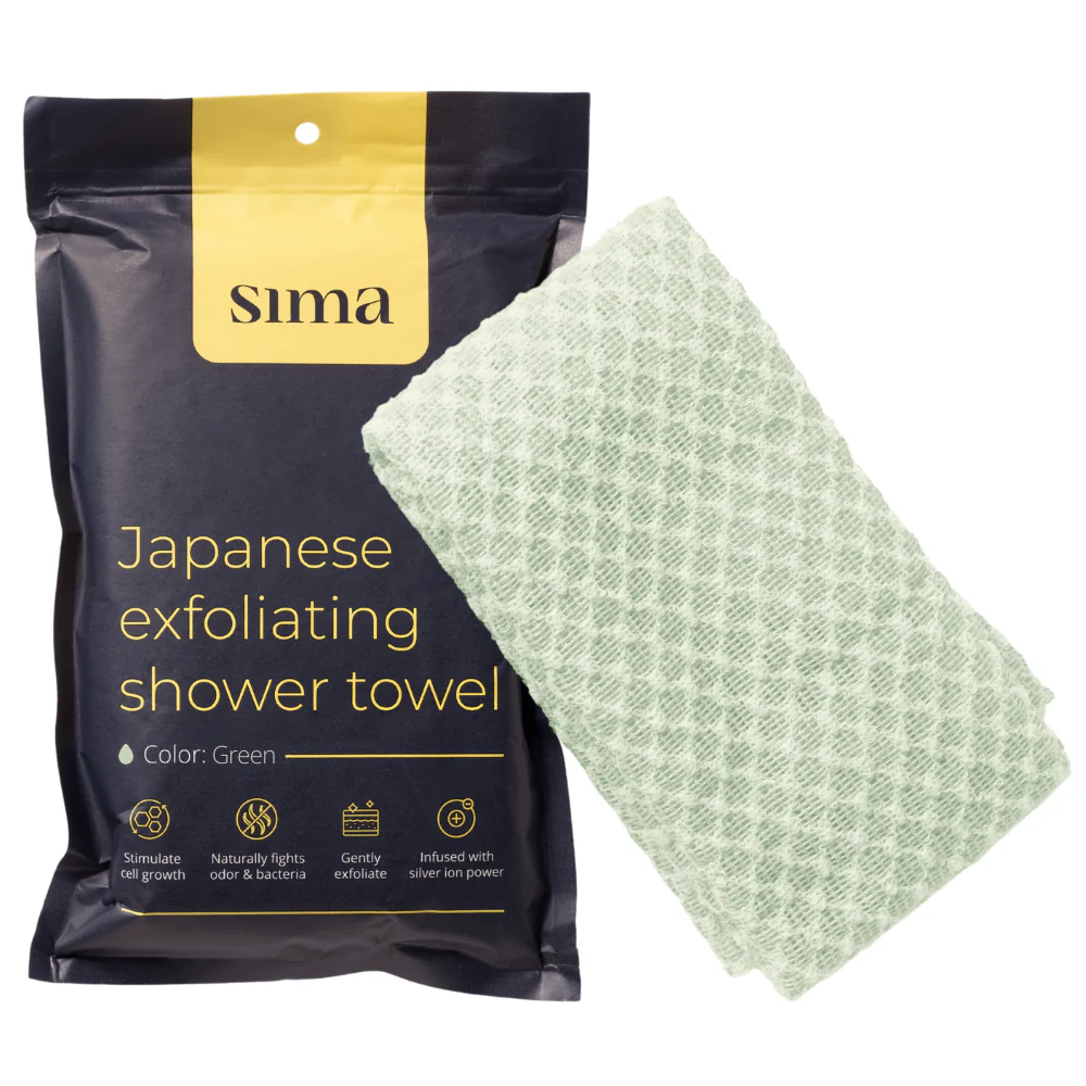 Sima® Japanese Exfoliating Antibacterial Shower Towel - Image 10