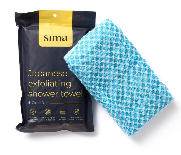 Sima® Japanese Exfoliating Antibacterial Shower Towel - Image 8