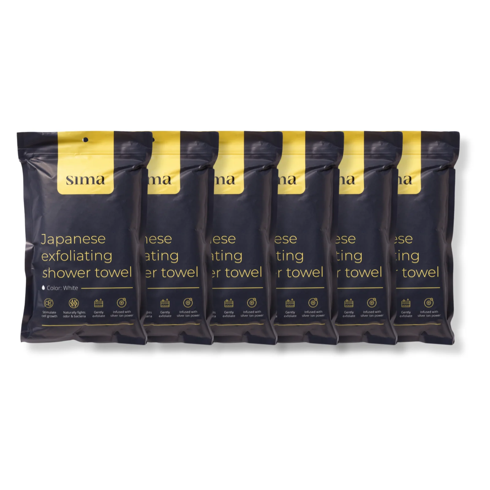 Sima Japanese Exfoliating Shower Towel - Image 20