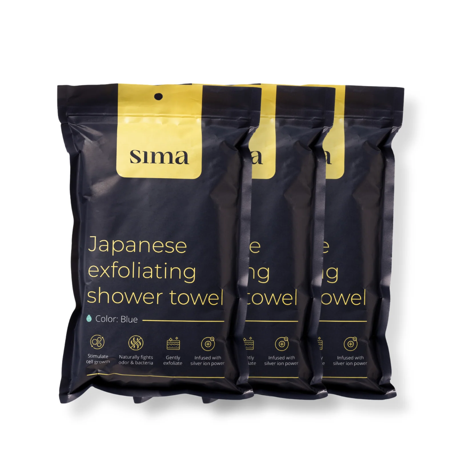 Sima Japanese Exfoliating Shower Towel - Image 22
